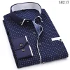 Men's Long-sleeved Contrasting Casual Fashion Shirt