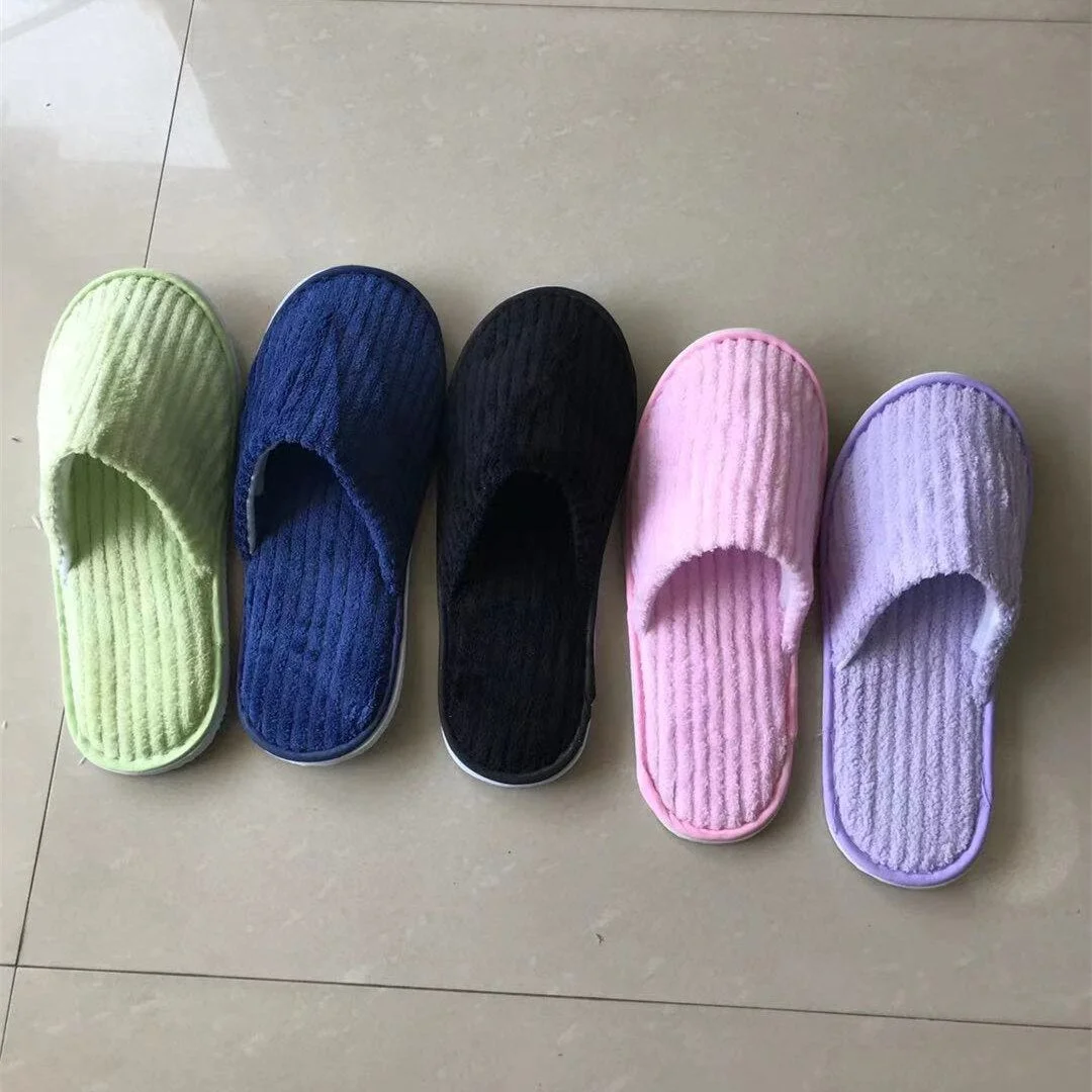 5 Pairs Winter Slippers Men Women  Hotel Disposable Slides Home Travel Sandals Hospitality Footwear One Size on Sale