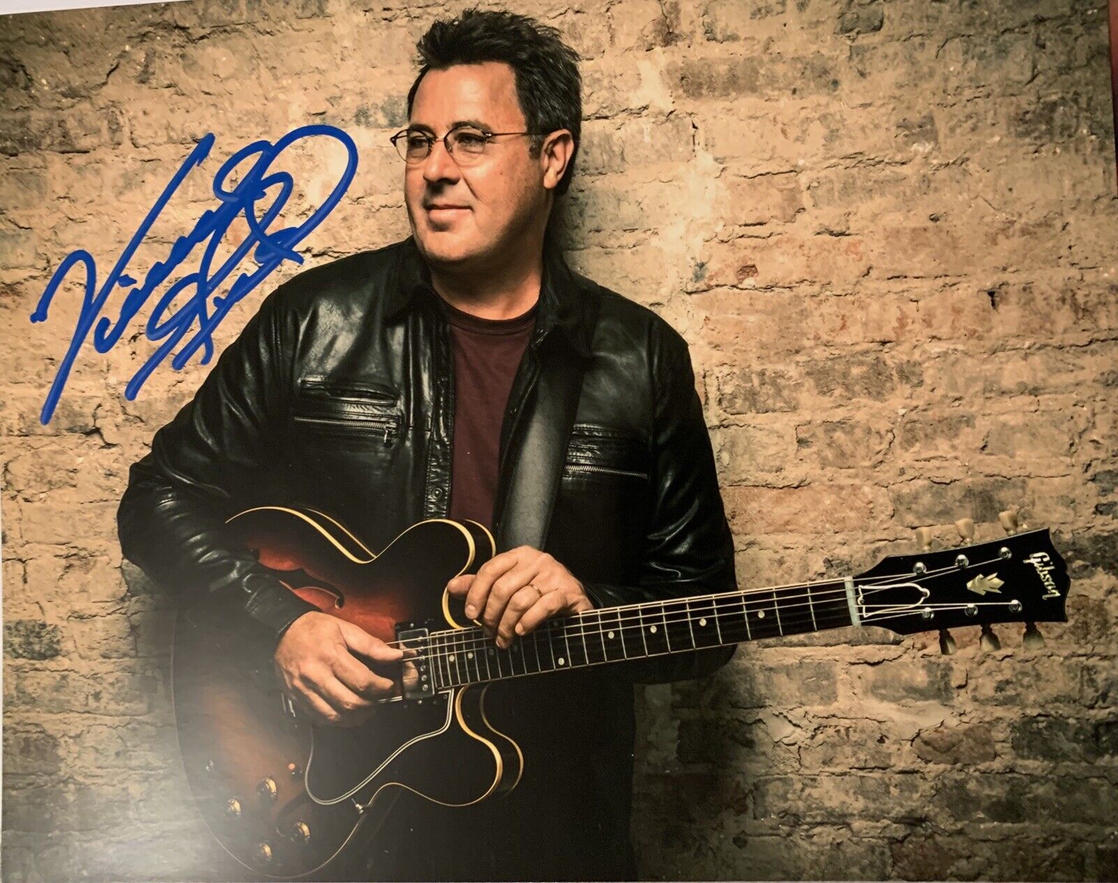 Vince Gill Signed Auto 8x10 Photo Poster painting Pic Country