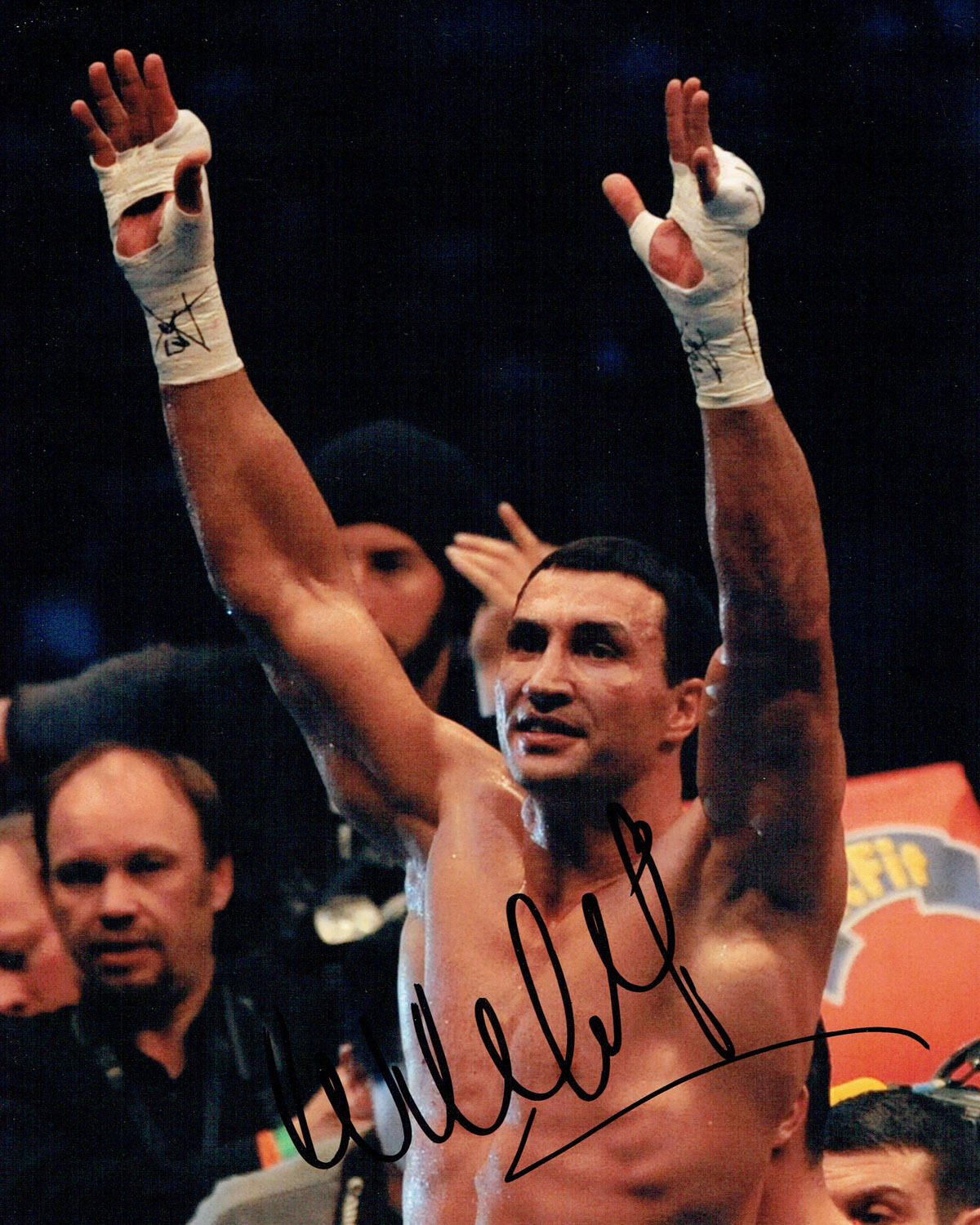 Wladimir KLITSCHKO Champion Boxer Signed Photo Poster painting A AFTAL COA Boxing Dr Steelhammer