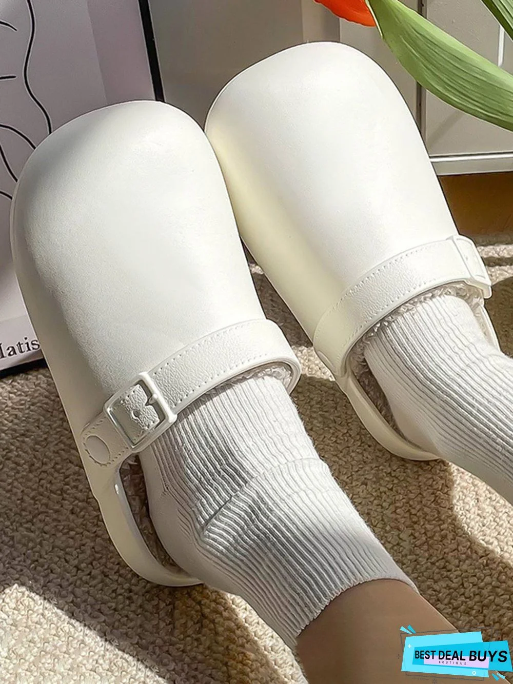 Waterproof Casual Winter Warm Lined Eva Sandals