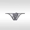 Men's Sexy Leopard Print Ultra-Thin Ice Silk Pouch Briefs