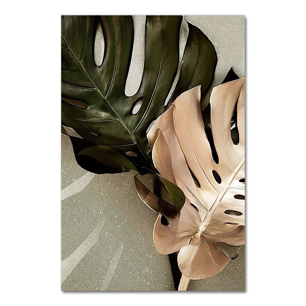 Monstera Leaves Wall Art Canvas Painting Green Style Plant Nordic Posters Prints Decorative Picture Modern Home Decor