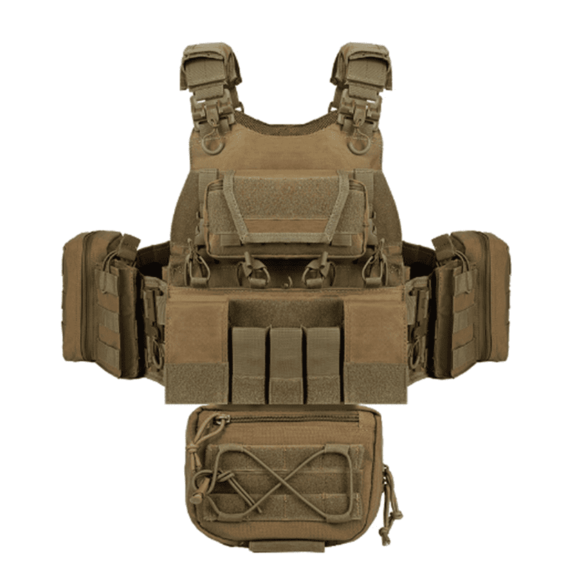 Tactical Vest Outdoor Multifunctional 1000D Oxford Cloth Bulletproof Vest Military Equipment Plate Carrier