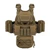Tactical Vest Outdoor Multifunctional 1000D Oxford Cloth Bulletproof Vest Military Equipment Plate Carrier