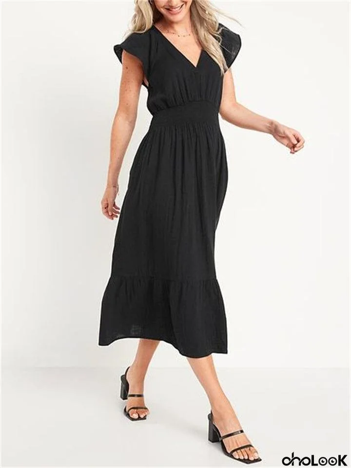 Women's Oversized Fashion Classy Sleeveless Long Dress