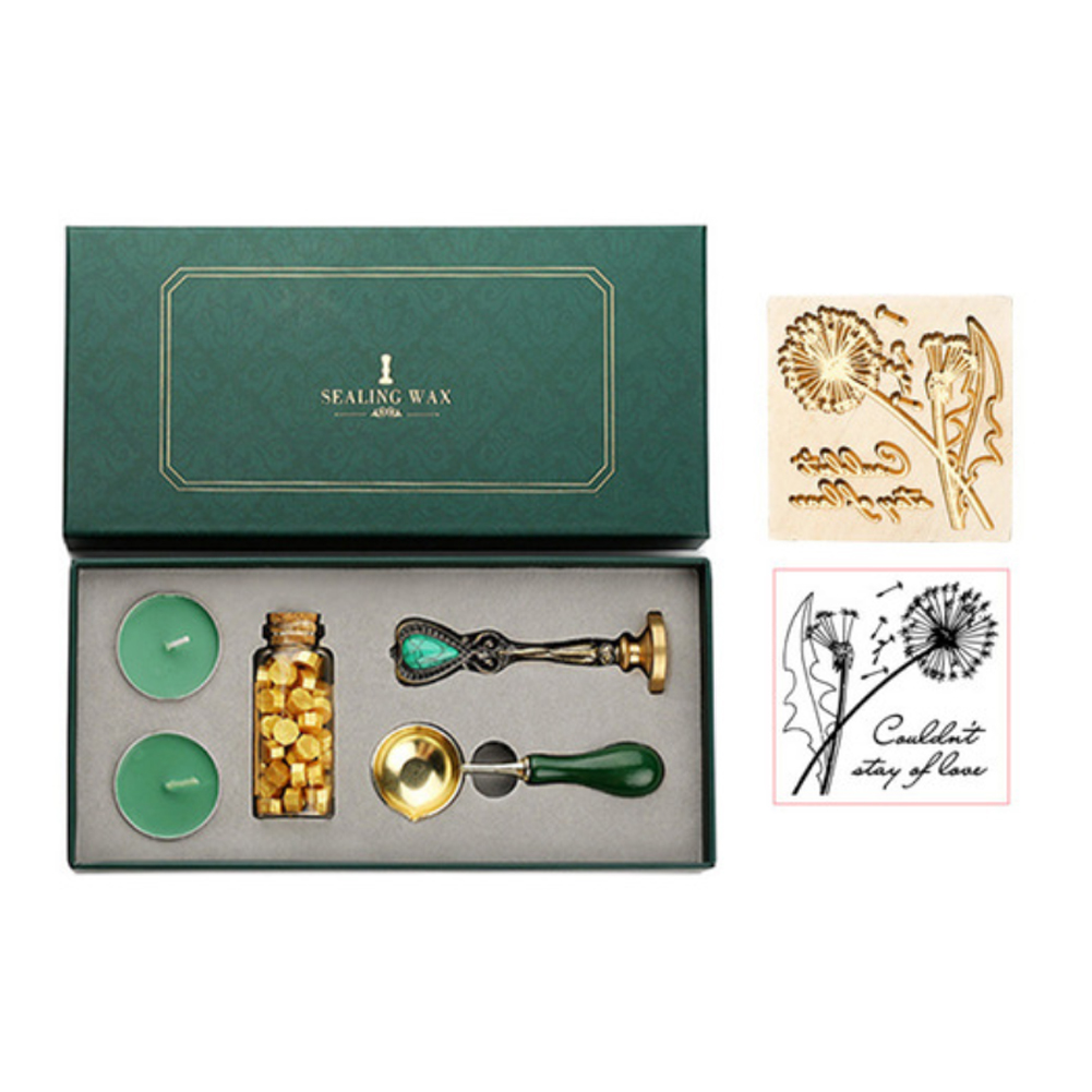 

Dandelion Retro Box Kit with Sealing Wax, 501 Original