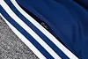 Joyfball 2025/2026 Real Madrid Long Zipped Jacket Retro Version Royal Blue Soccer Jersey 1:1 Thai Quality 