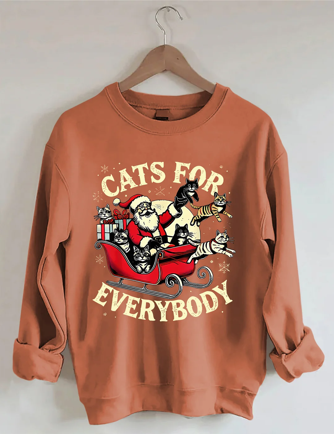 Christmas Cats For Everybody Sweatshirt