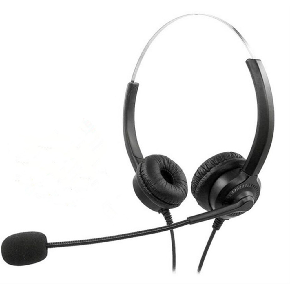 

300D-USB Computer Headphones Hands-free Office Wired Headset w/ Microphone, 501 Original