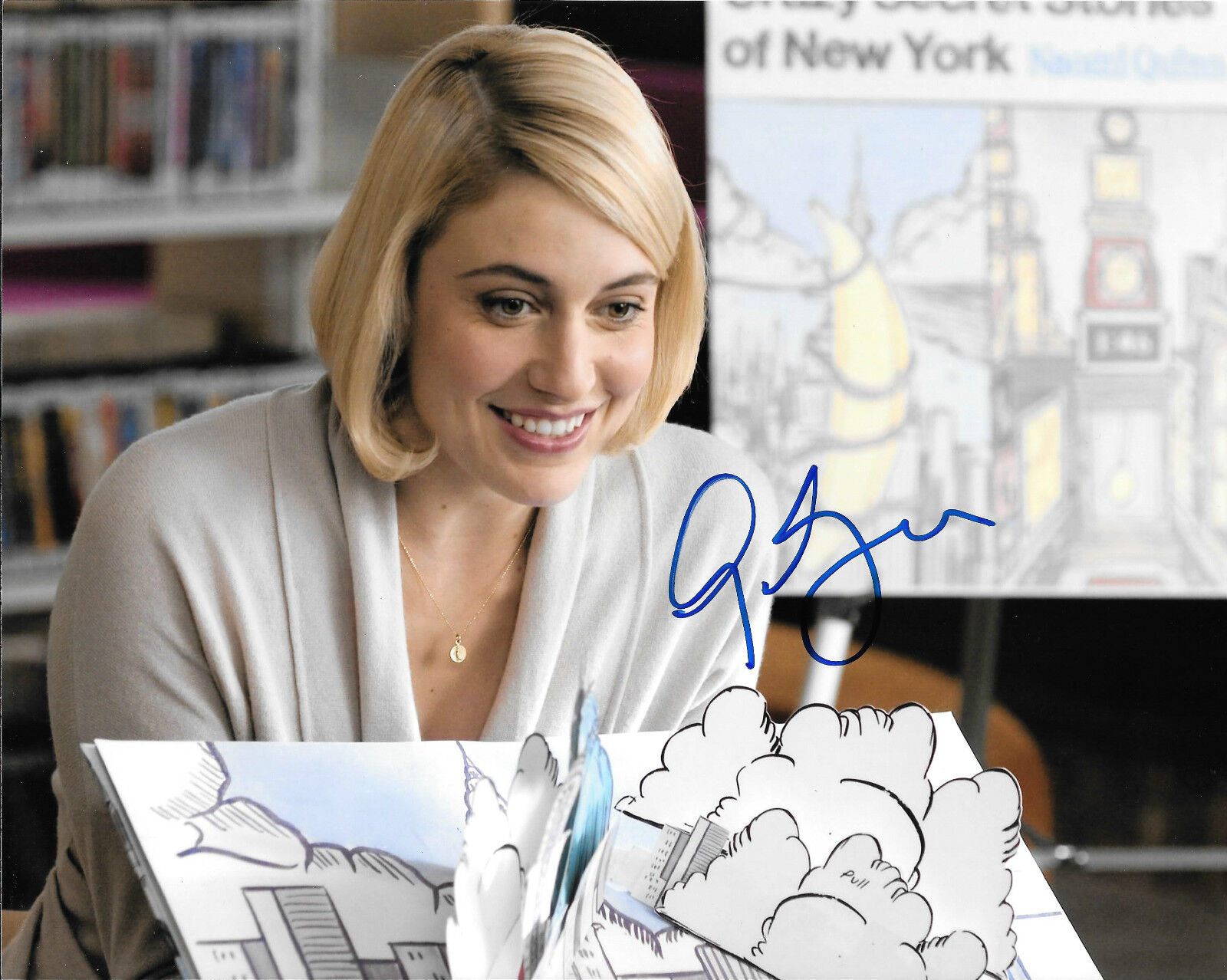 GFA Arthur Movie * GRETA GERWIG * Signed 8x10 Photo Poster painting AD4 COA