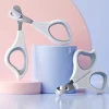 Coupe-ongles professionnel anti-accidentel pour animaux de compagnie &agrave; trou rond