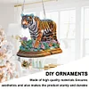 2D Flat DIY Tiger Diamond Art Pendant Diamond Painting Set Home Decoration Craft