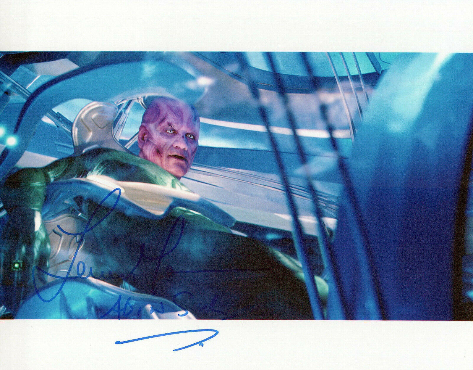 Temuera Morrison Green Lantern autographed Photo Poster painting signed 8x10 #4 wrote Abin Sur