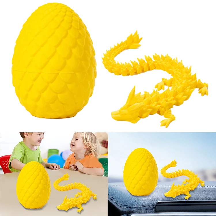 3D Printed Articulated Dragon Toy Creative Stress Relief for Xmas Birthday Gifts