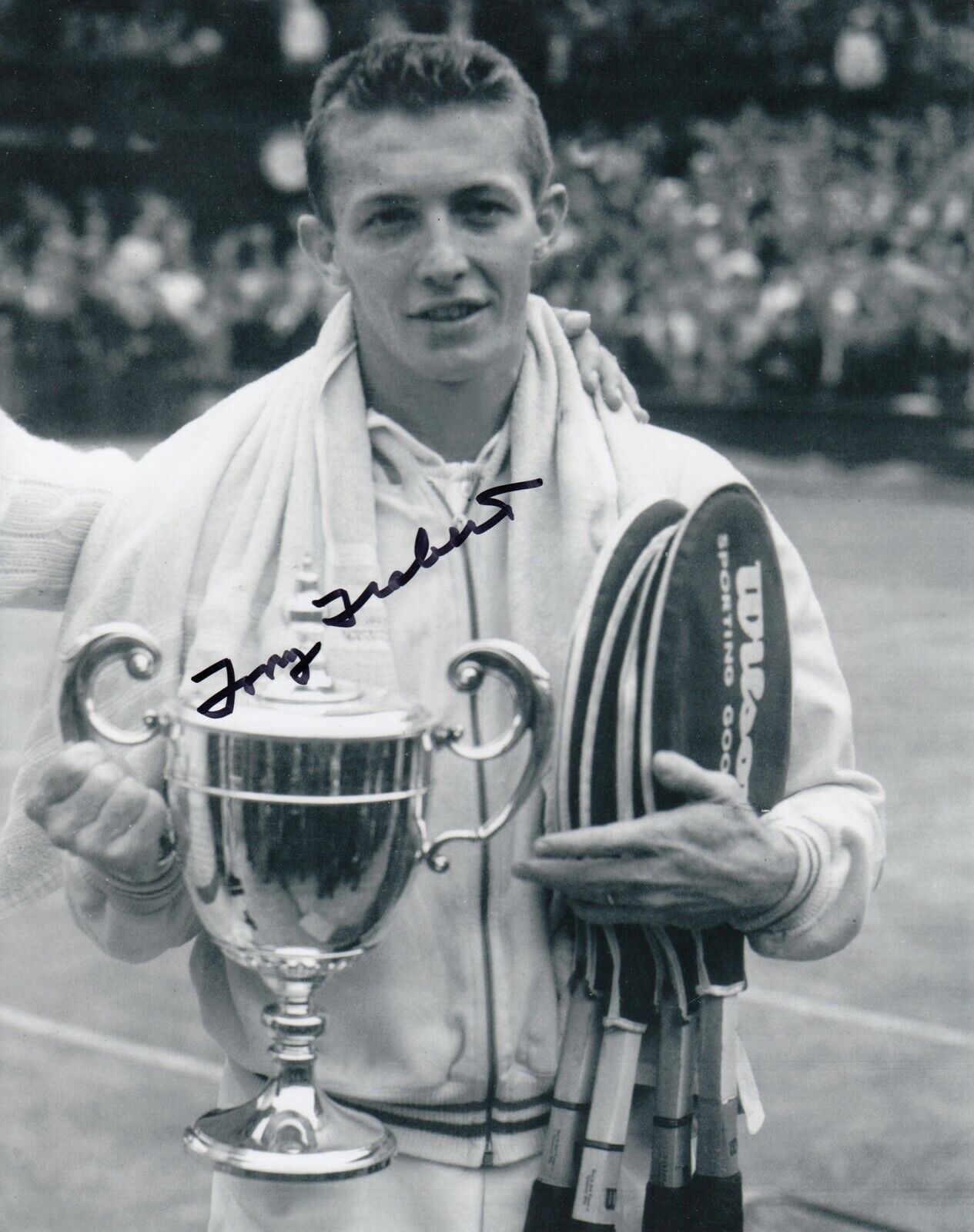 Tony Trabert #0 8x10 Signed w/ COA Tennis-Men 033119