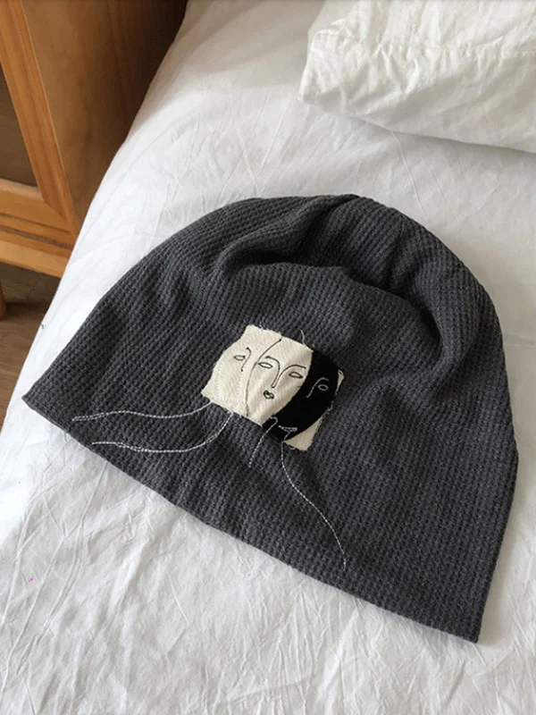 Original Casual Cool Applique Knitting Hat