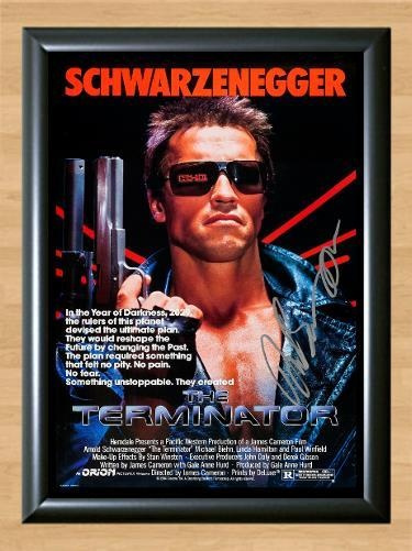 Terminator Arnold Schwarzenegger Signed Autographed Photo Poster painting Poster Print Memorabilia A3 Size 11.7x16.5