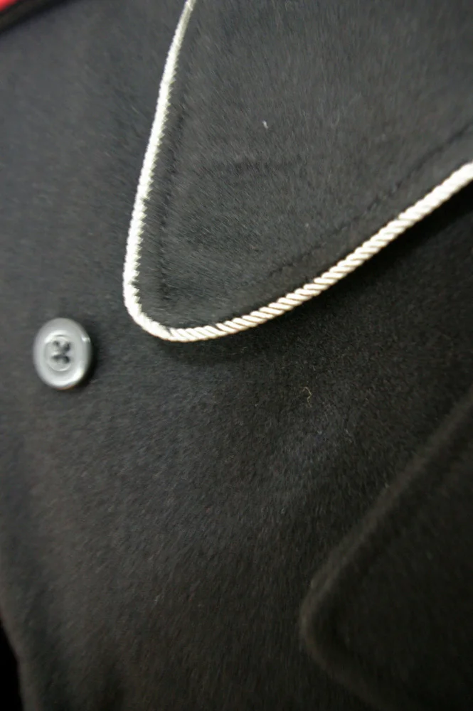   Elite German Officer Panzer Black Wool Wrap/Jacket German-Uniform