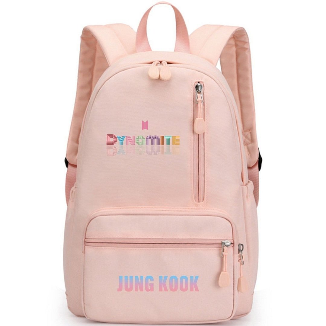 bts backpack pink