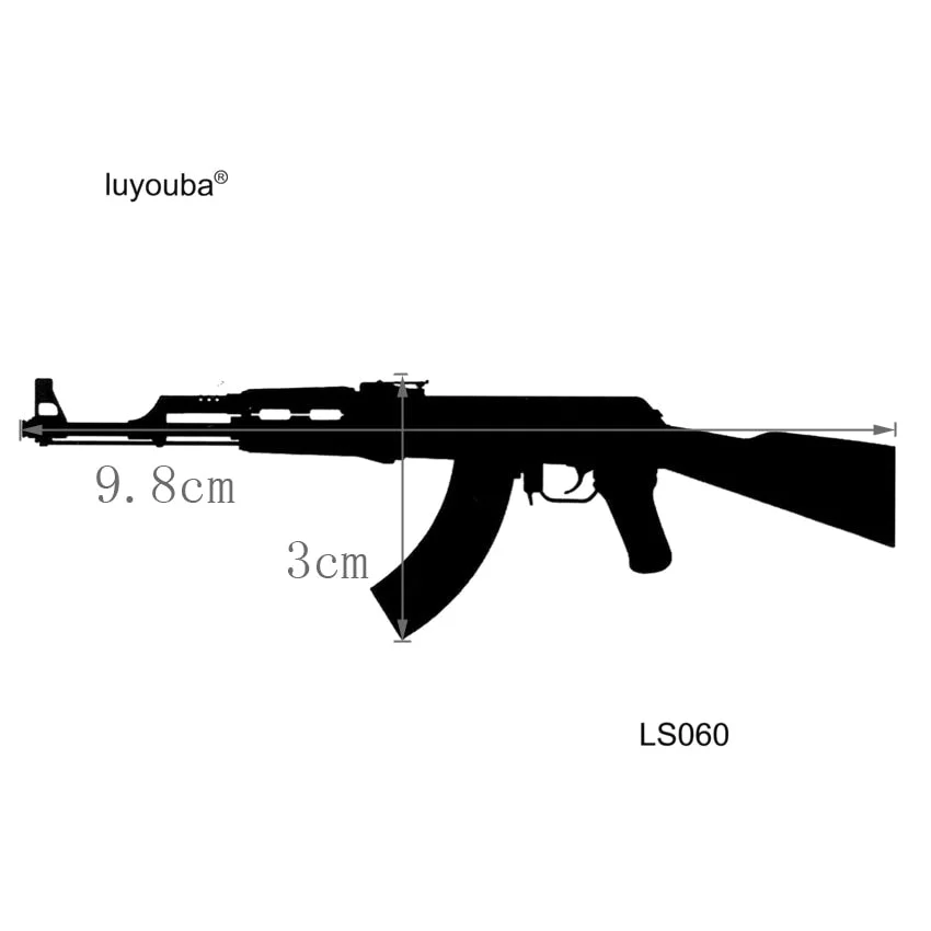 Gun Waterproof Temporary Tattoos Men Maquiagem harajuku Submachine gun tatouage glitter tattoo tatoo kids delineador adesivo