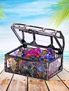26Pcs Dive Gems Pool  with Treasure Box Diamond Jewel  for Swimming Pool