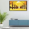 Yellow Leaves - Round Drill Diamond Painting - 80*40CM - Large Size