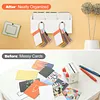 10 Pcs Yoto Card Organizer Reusable Plastic Yoto Accessory Organizer Storage with Ring for Efficient Card Storage & Organization