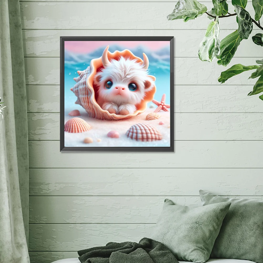 Diamond Painting - Full Round Drill - Shells Yak(Canvas|30*30cm)