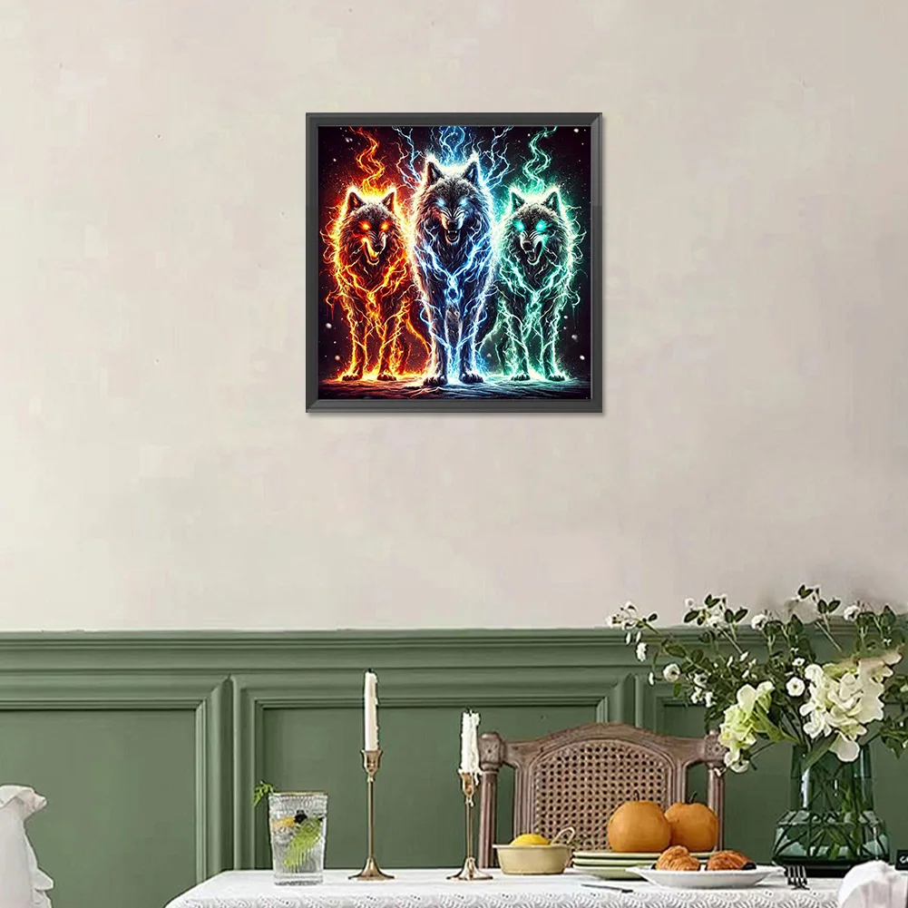 Diamond Painting - Full Square Drill - Wolf(Canvas|45*45cm)