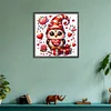 Diamond Painting-DIY Full Round Drill Valentine Love Owl