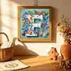 Butterfly Flower F 5D Partial Drill DIY Diamond Painting Kit 30*30cm