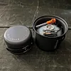 2Pcs Camping Cooking Pot Aluminum Alloy Backpacking Pot Gear for Trekking Hiking