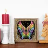 Ailes color&eacute;es-peinture diamant en forme sp&eacute;ciale-30 * 30cm
