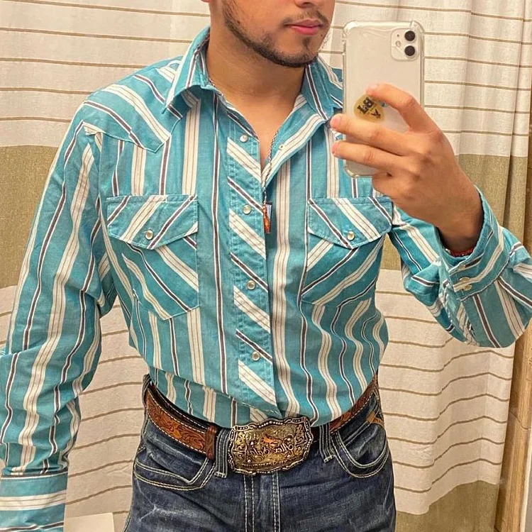 Men's Retro Stripe Shirt