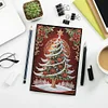 (US Local)Christmas Tree Special Shaped Diamond Painting Journal Notebook for Adults