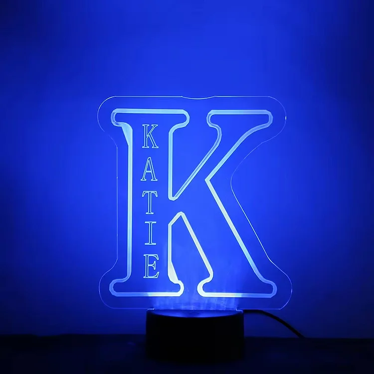 Personalized Name 3D Acrylic Letter LED Night Lights