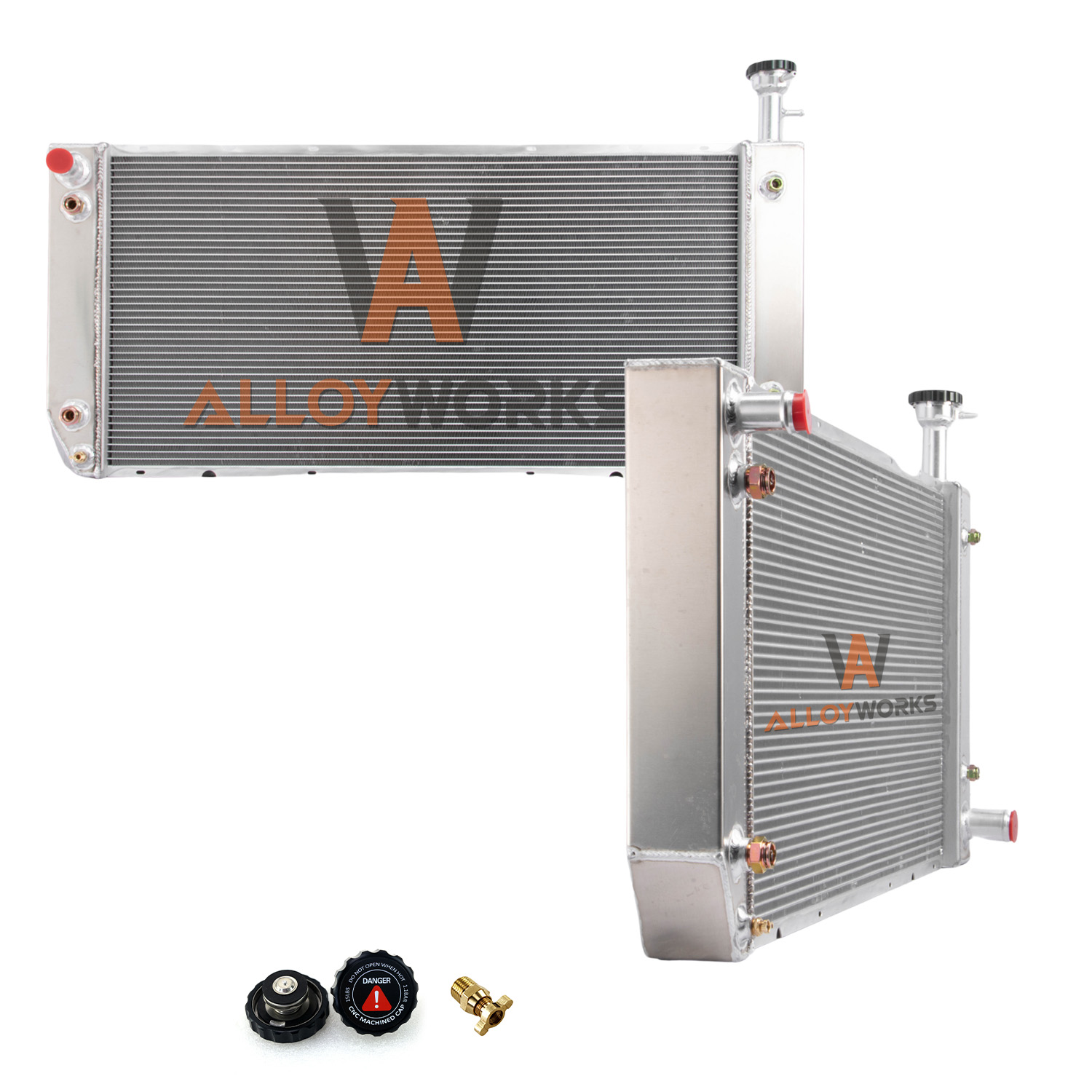 3 Row Aluminum Radiator For Chevy Express 2500 3500 GMC Savana 4.8L 6 ...