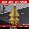 Diamond Chamfering Bit for Angle Grinder Step Drill Bit for Marble Tile