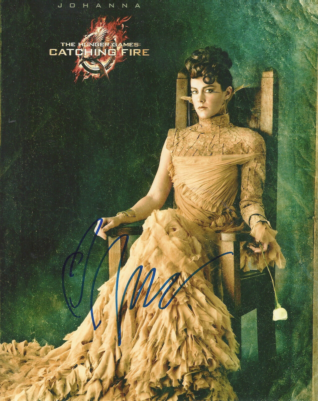 JENA MALONE 'THE HUNGER GAMES' JOHANNA MASON SIGNED 8X10 PICTURE *COA 2