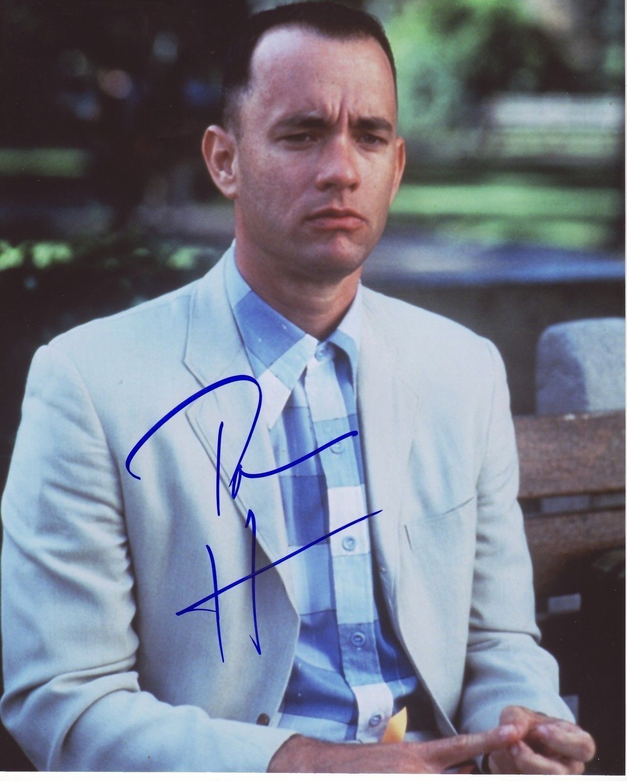 TOM HANKS - FORREST GUMP AUTOGRAPH SIGNED PP Photo Poster painting POSTER