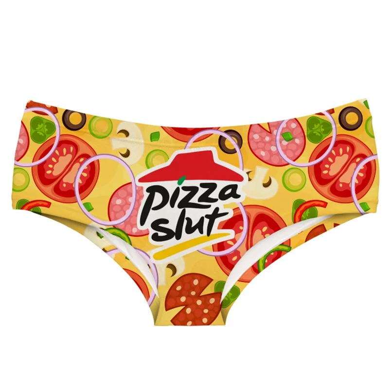 Milk Silk Panties Girls Creative Print Lingerie Women Elastic Breathable Brief Underpant трусы Cozy Underwear трусы женские