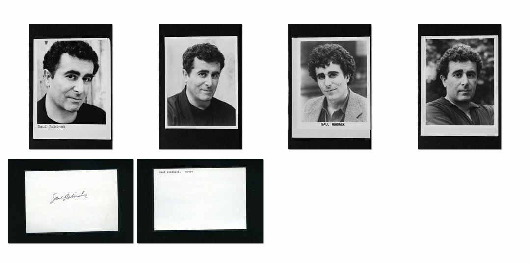 Saul Rubinek - Signed Autograph and Headshot Photo Poster painting set - Unforgiven