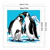 Bead Embroidery - Full Printed 9CT Penguins(20x20 CM)