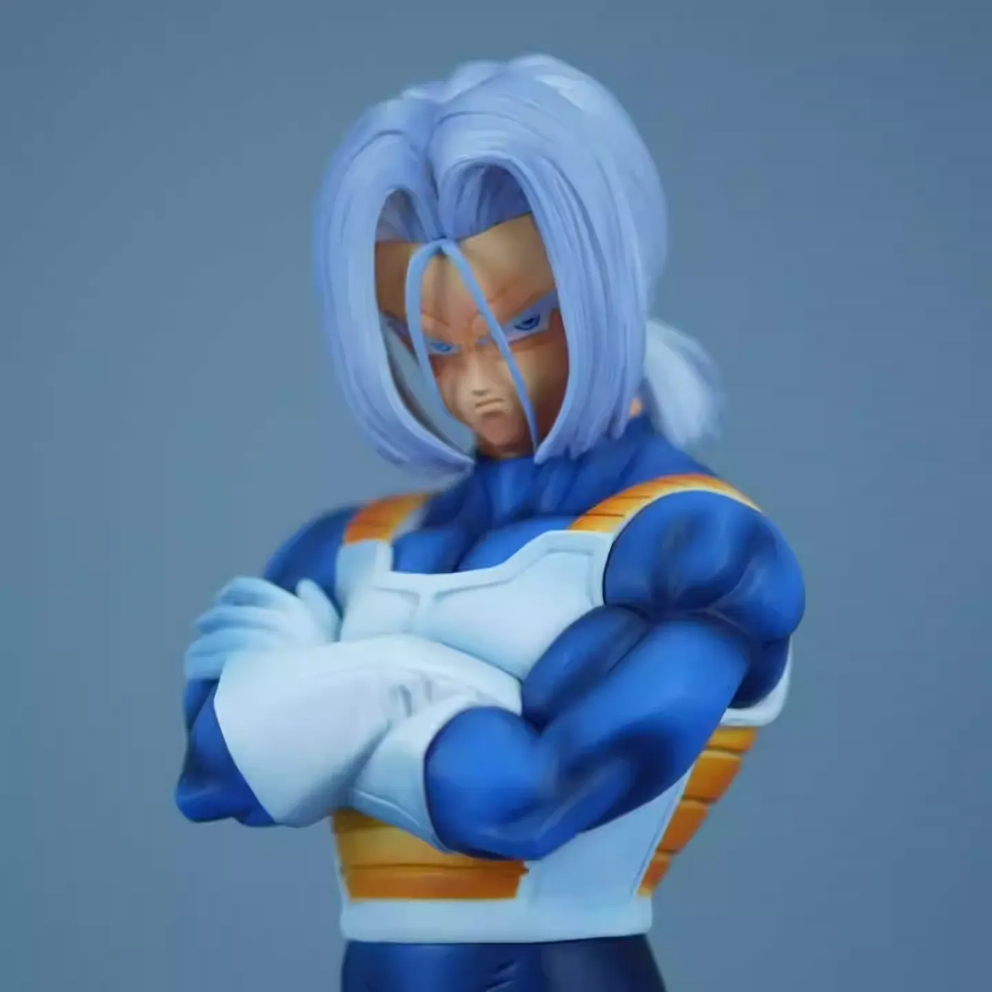 Dongguan Style - 드래곤볼 슈퍼 사이어인 트랭크스 더블 헤드 스탠딩 피규어