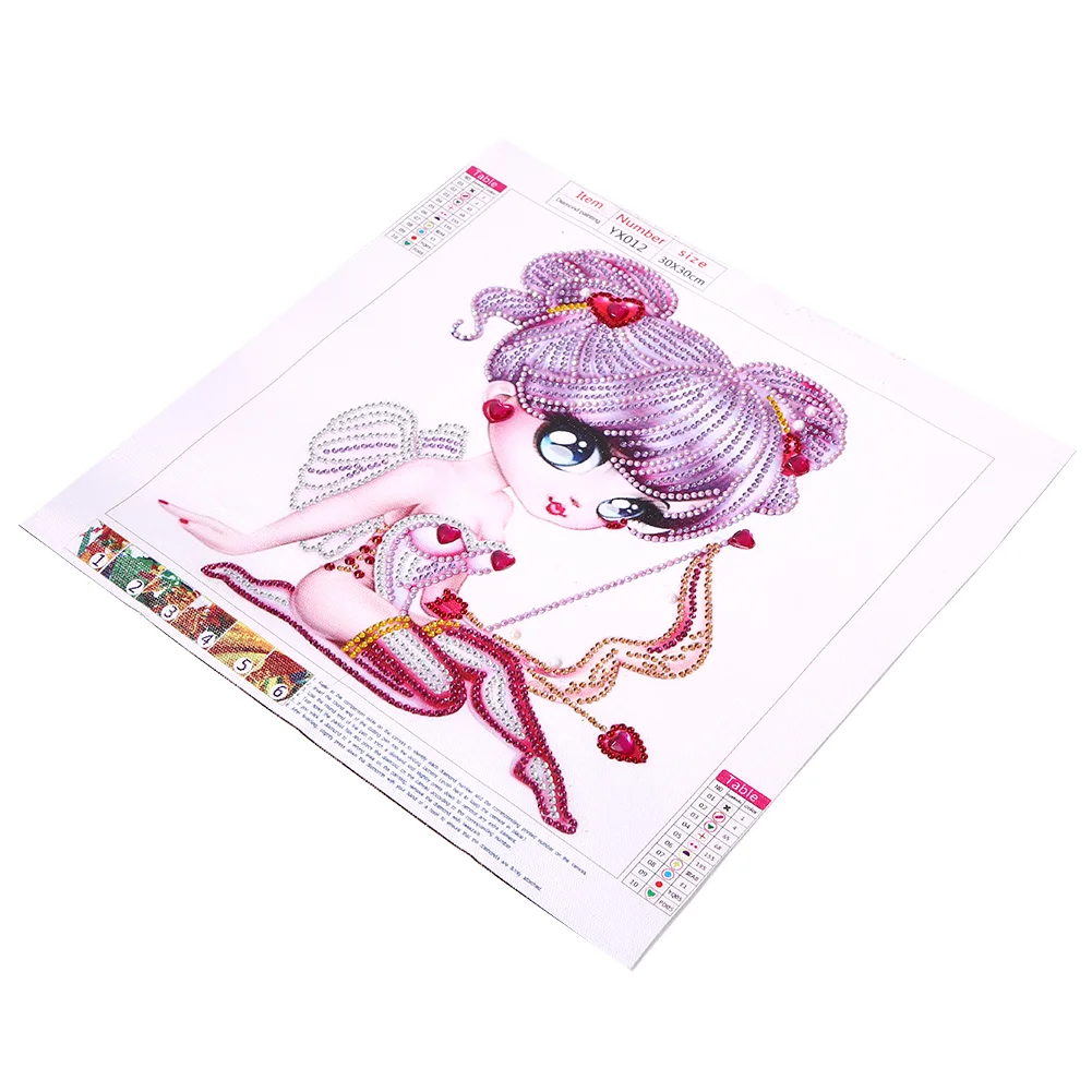 Diamond Painting Big Eye Doll 5D DIY Partial Special Shape Drill (YX012)