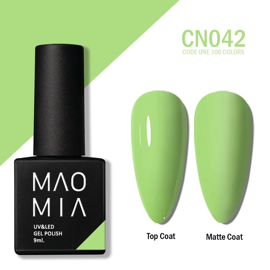 MAOMIA CODE ONE Gel Polish 100 Colors Soak Off UV/LED 9ML Professional Salon Nail Paint Semi Permanent Manicure