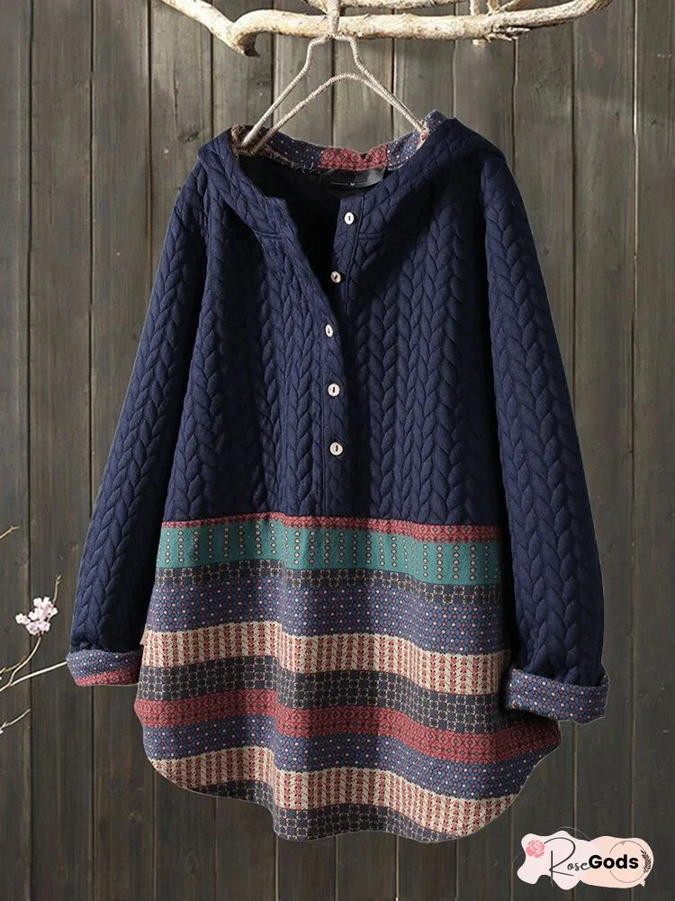 Gray Hoodie Long Sleeve Shirt Blouses