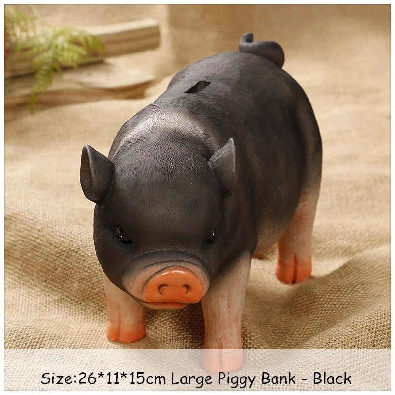 Large Piggy Bank Savings Tank Imitated Animal Money Box Money Bank Home Decoration Gifts for Students