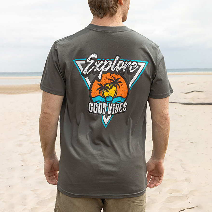 Men's Good Vibes Triangle Tee